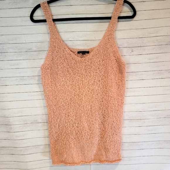STACCATO Popcorn Sweater Tank Top in Blush Pink, Size Large - Picture 1 of 5